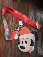 Disneyland Paris Lanyard Kartenhalter Weihnachten Mickey Mouse Niedersachsen - Geestland Vorschau