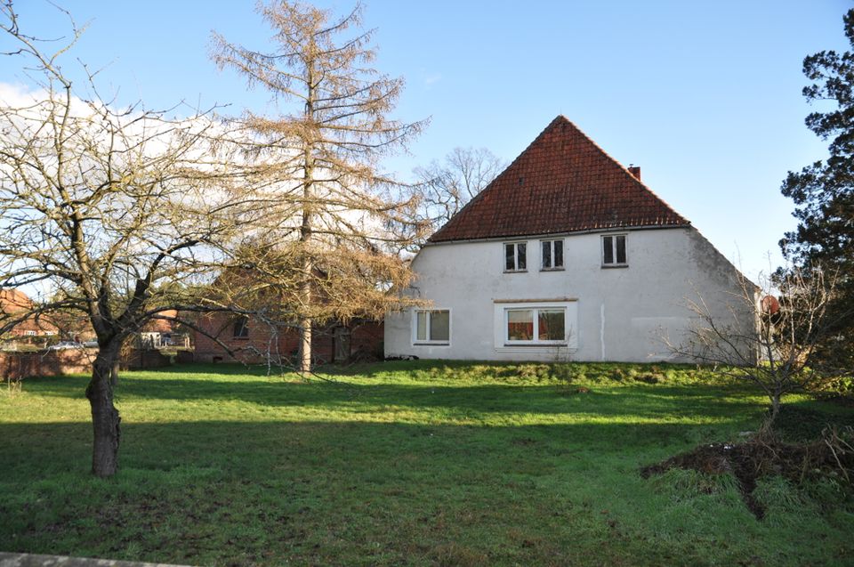 Sanierungsbedürftiger Resthof inmitten des Dorfes Stixe, im Ortsteil Kaarßen von Amt Neuhaus. in Amt Neuhaus