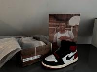Nike Air Jordan 1 Black Toe Nordrhein-Westfalen - Remscheid Vorschau