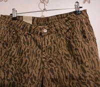 Damen Sommer Hose CREAM DENIM Leoparden look, Gr. 31. Harburg - Hamburg Marmstorf Vorschau