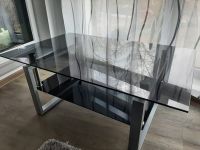 Wohnzimmertisch mit verdunkelten Glasplatten Niedersachsen - Werlte  Vorschau