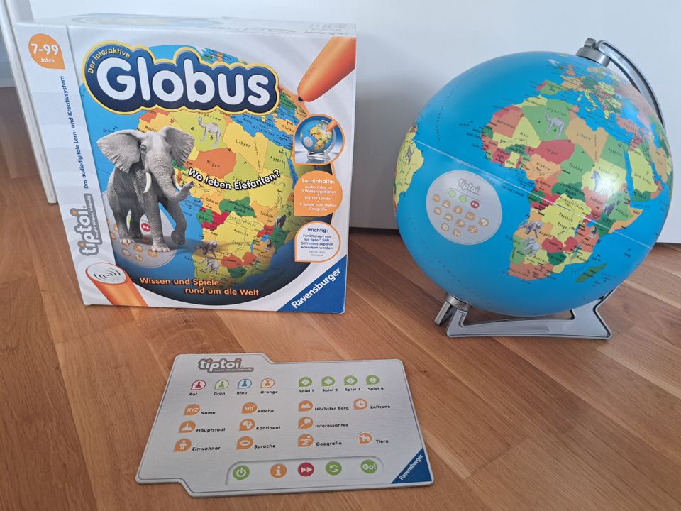 Ravensburger tiptoi - interaktiver Globus wie Neu! inkl. Vesand in Hamburg