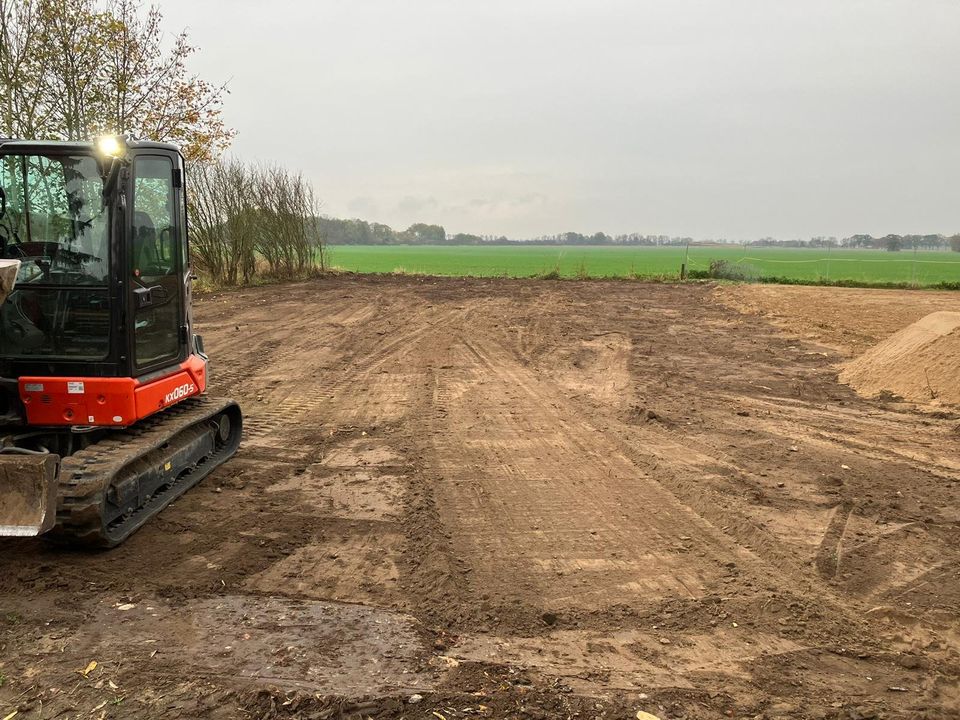 Baggerarbeiten - Erdarbeiten - Lohnbrechen/sieben - Abriss in Spantekow