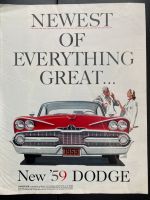 Prospekt Dodge Programm 1959 Nordrhein-Westfalen - Mettmann Vorschau