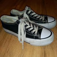 Schwarze Schuhe dicke weiße Sohle   36 Bayern - Schweinfurt Vorschau