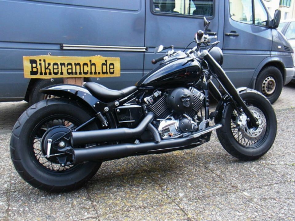 Yamaha XVS 1100* Fat-All-Black-Custom-Umbau* + Falcon* Tüv* in Süsel