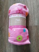 Kuscheldecke Plaid rosa Blumen NEU Sachsen - Görlitz Vorschau