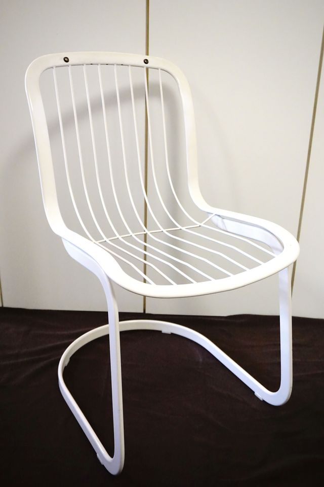 4 Willy Rizzo Cidue Vintage Freischwinger Lederstühle Wire Chair in Norderstedt