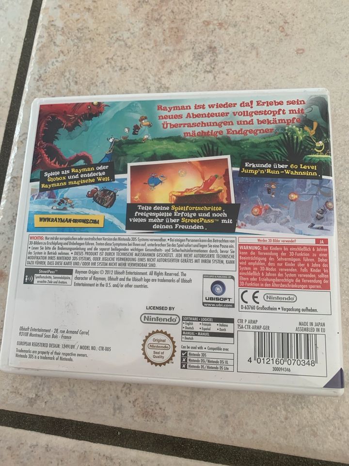 Nintendo 3DS Rayman Origins in Tettnang