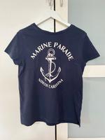 T-Shirt dunkelblau Marineblau Anker maritim S Hessen - Grünberg Vorschau