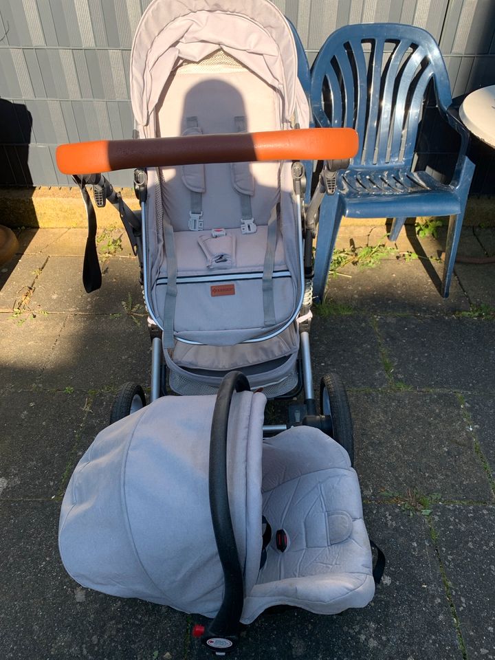 Kinderwagen mit babyschale in Heidenheim an der Brenz