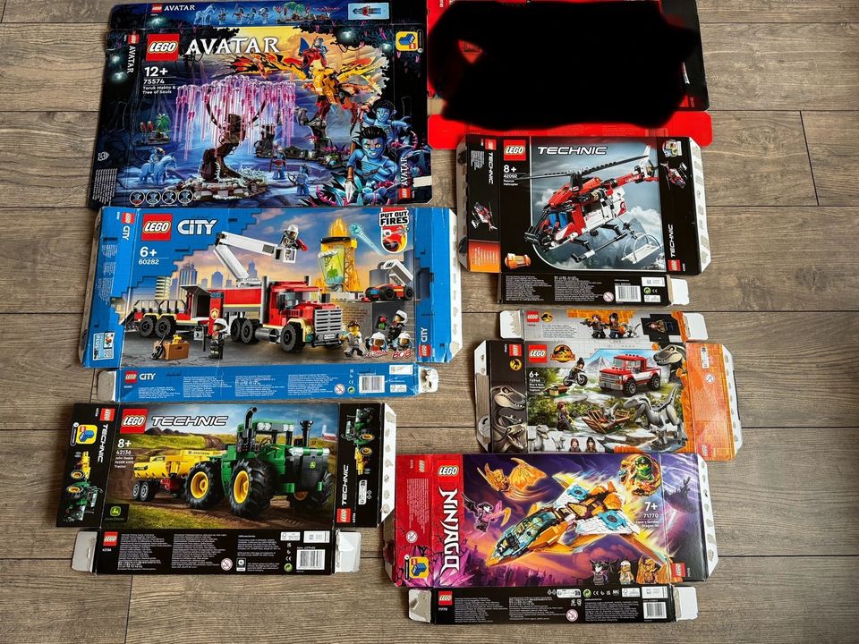 57 leere Lego Kartons  Lego City, Lego Creator, Technic, Avatar… in Wedemark