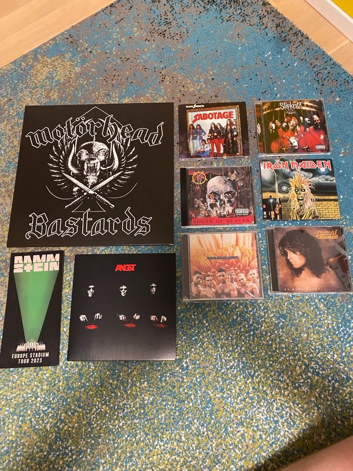Diverse Metal CD‘s und Schallplatten in Magdeburg