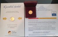 Goldmark, 1 Deutsche Mark, vergoldet in Kapsel oder Schatulle Dresden - Pieschen Vorschau