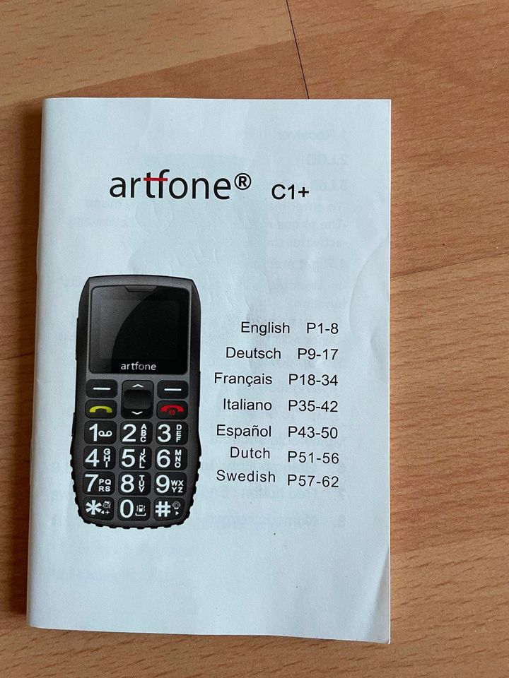 Seniorentelefon artfone C1+ in Norderstedt