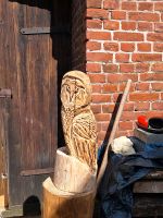 Eule Carving , Holzkunst / Schnitzerei Niedersachsen - Friedland Vorschau