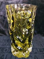 Smaragdgrüne Crystall Vase Baumrinden Dekor Nordrhein-Westfalen - Recklinghausen Vorschau