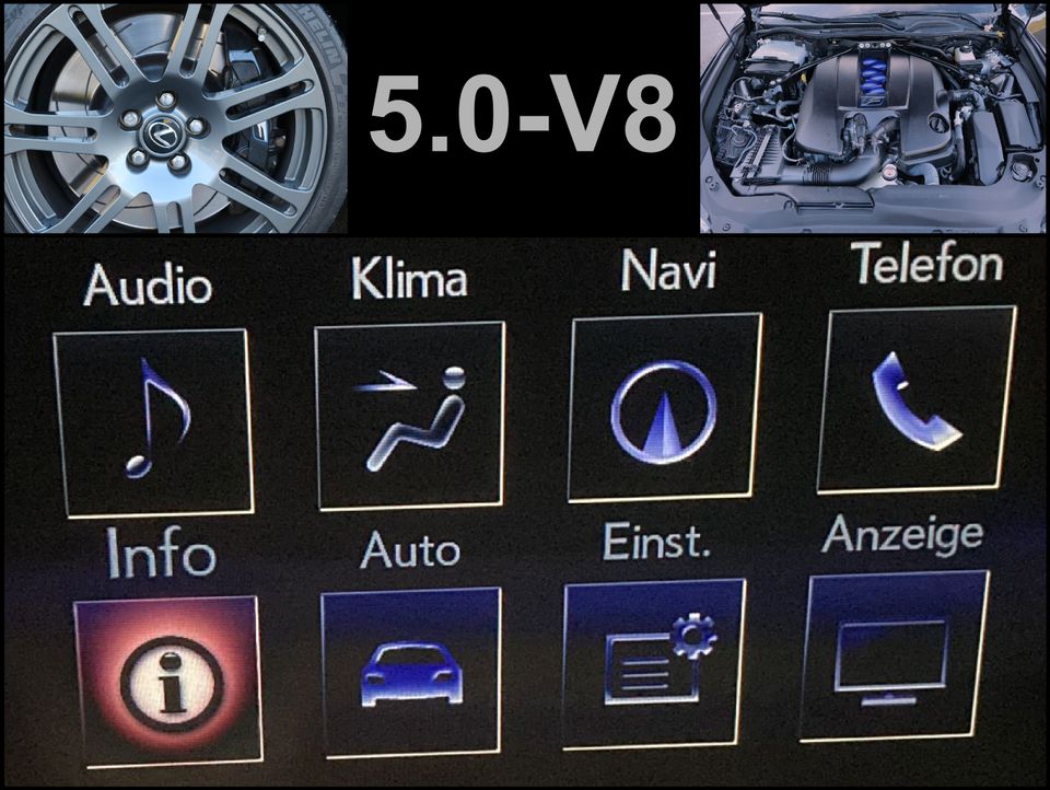 Lexus RC F RC-F 5.0/V8 ACC MARK LEVINSON NAVI LHZ 3LED TORSEN in München