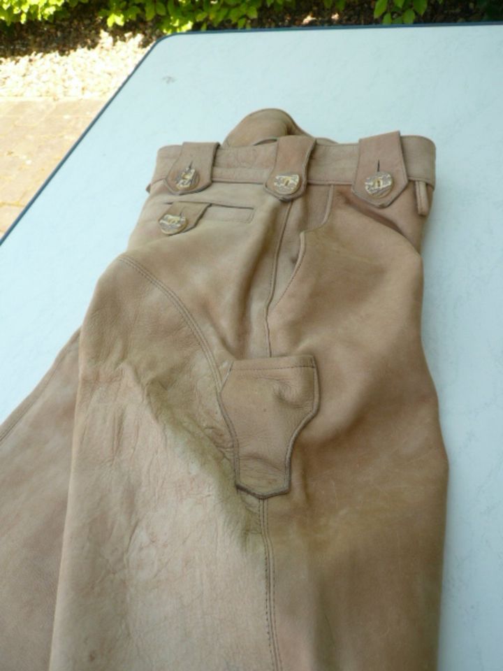 Trachten - Hirschlederhose - Gr. 28 / S  natur - neu - in Ostrhauderfehn