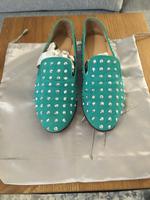 GIUSEPPE ZANOTTI Damen Samt- Nieten Slipper Neuwertig Original! Baden-Württemberg - Karlsruhe Vorschau