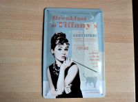 Blechschild Audrey Hepburn Breakfast at Tiffanys, 20x30, neu Sachsen-Anhalt - Köthen (Anhalt) Vorschau