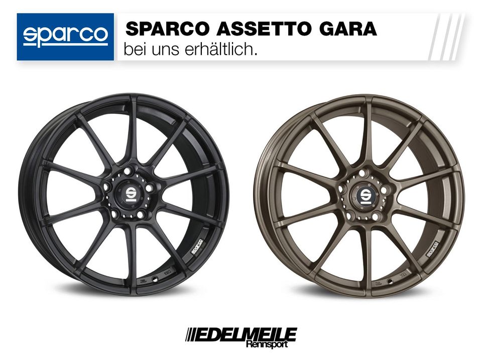 SPARCO Assetto Gara 19 Zoll 5x114,3 Felgen Hyundai I20N I30N I30 in Gießen