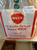 Weck Einkochringe 54 x 67 Niedersachsen - Saterland Vorschau