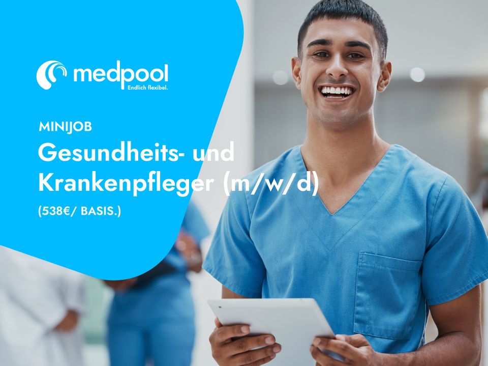 Minijob als Gesundheits- und Krankenpfleger (m/w/d) 538€ in Porz in Köln