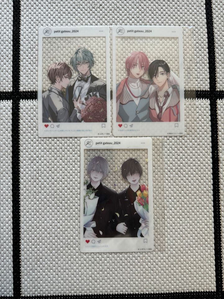 Diverse SNS cards Yaoi manga boys love shounen ai merch in Darmstadt