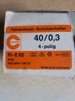 Fehlerstrom-Schutzschalter 40/0,3 Baden-Württemberg - Wendlingen am Neckar Vorschau