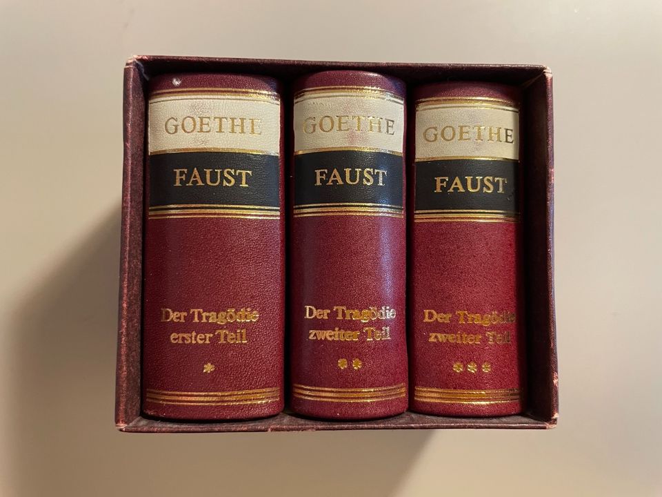 Faust - erster und zweiter Teil, Goethe, Minibuch Miniature in Berlin