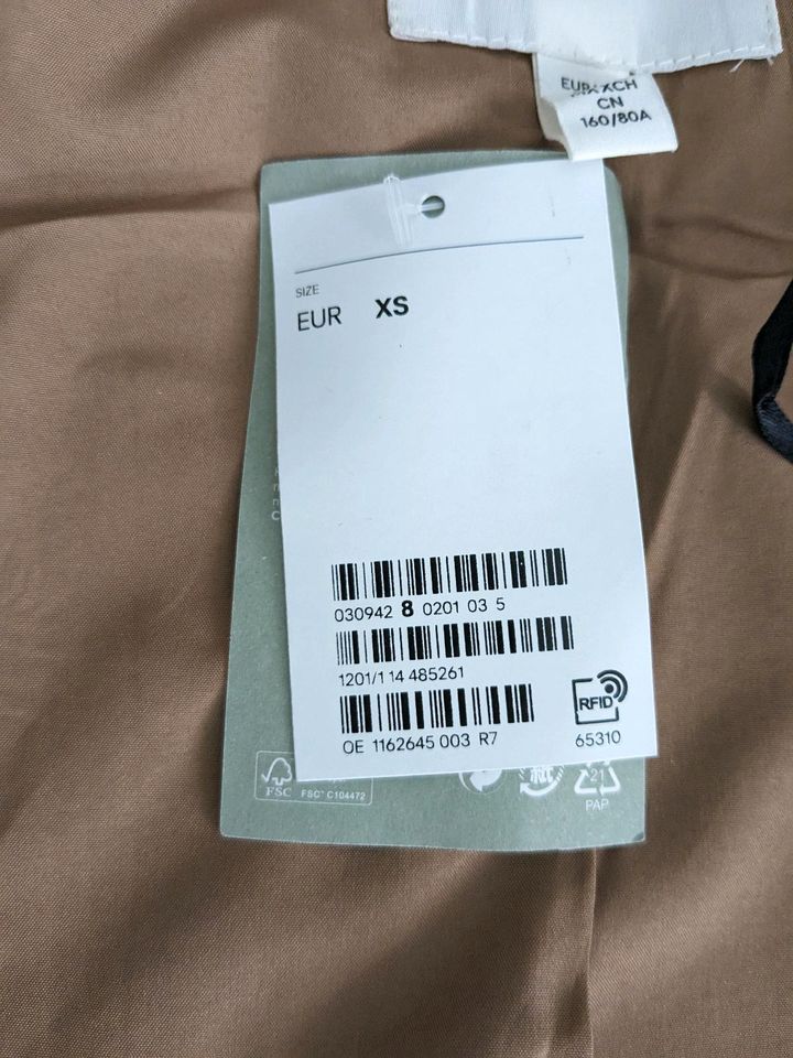 Neu! Kurzmantel H&M Gr.XS in Magdeburg