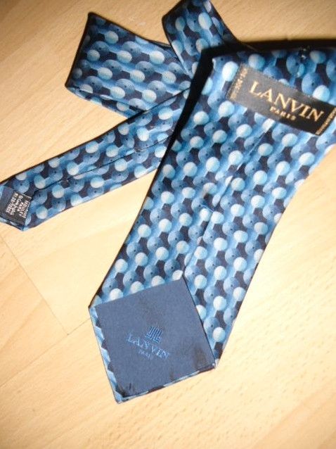 Lanvin Paris 100% Seide Krawatte psychedelic made in France in Wuppertal