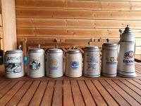 Verschiedene alte Bierkrüge mit Zinndeckel Bayern - Aldersbach Vorschau