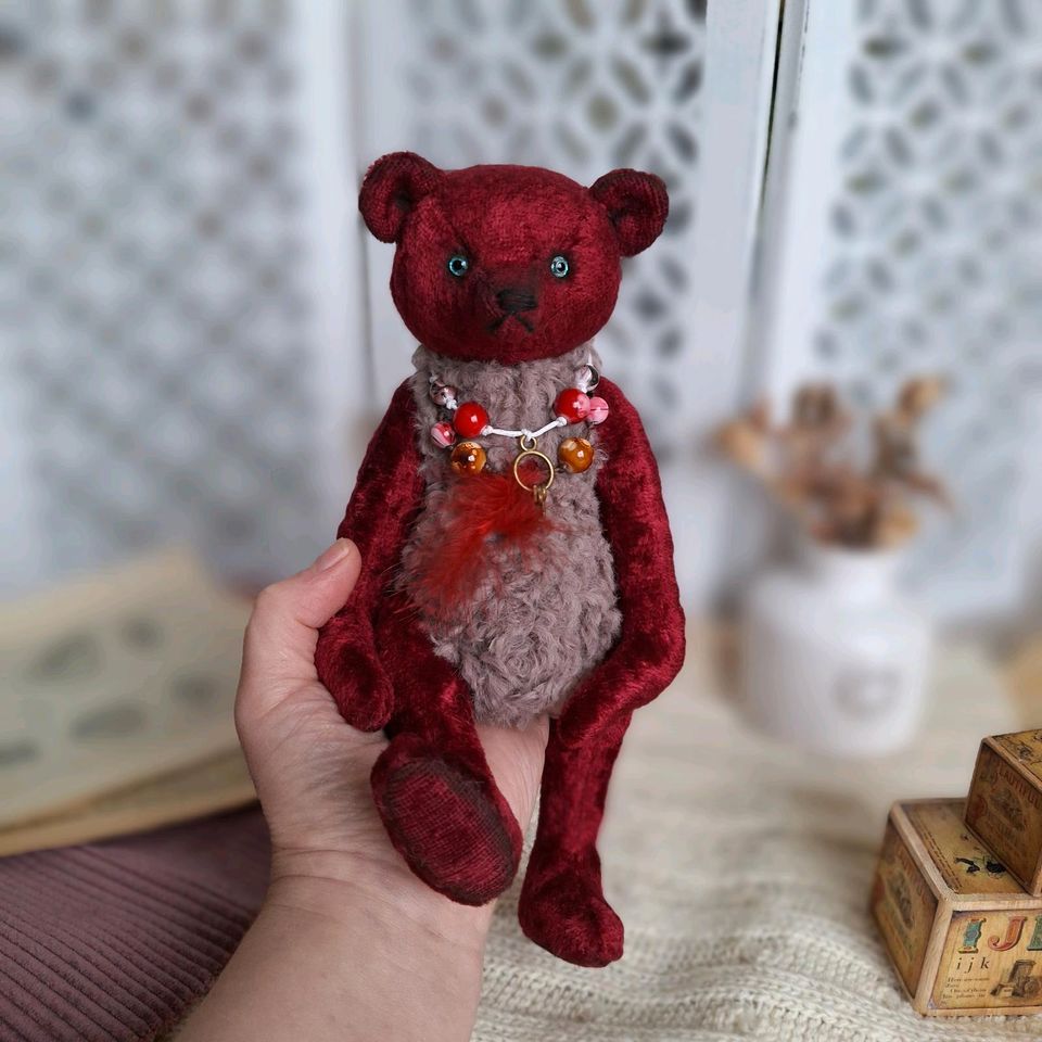 Teddybär handmade Sammlerbären Künstlerbären  Plüsch in Miltenberg