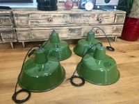 Original industrie Emaille Lampe Grün Pendelleuchte 70er Jahre Berlin - Mitte Vorschau