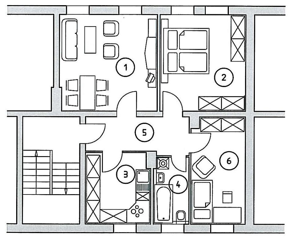 renovierte 3-Raumwohnung in Gröditz in Gröditz