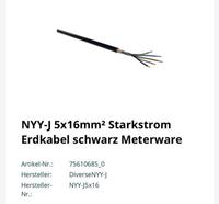 Starkstrom  Erdkabel Thüringen - Weimar Vorschau
