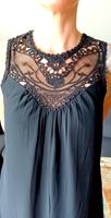 schwarzes Kleid mit Spitzeneinsatz Rheinland-Pfalz - Bitburg Vorschau