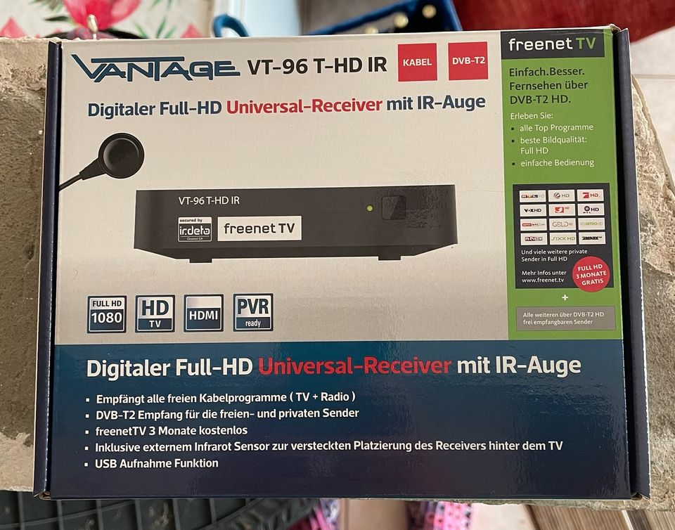 DVB-T2 Kabel Receiver Universal Full HD OVP in Wittingen