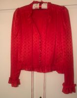Rote Seiden-Viskose-Bluse von THE KOOPLES Baden-Württemberg - Knittlingen Vorschau