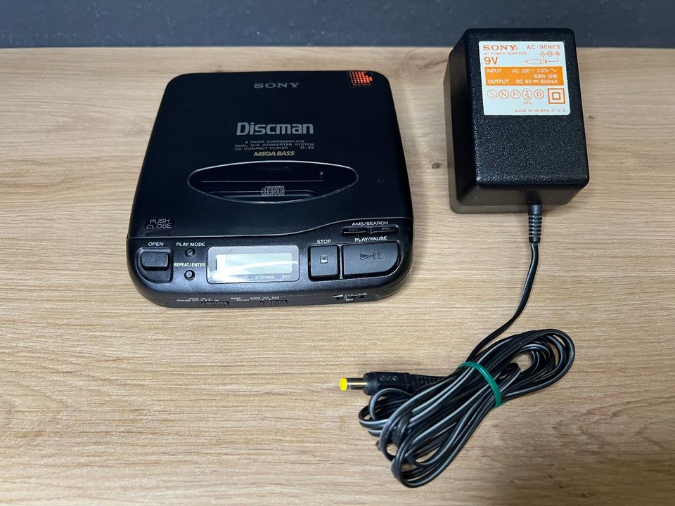 Sony D-33 Discman - portabler CD-Player - TOP Zustand in Möhrendorf