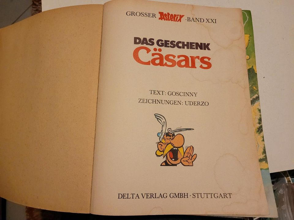 Asterix Comic "Das Geschenk Cäsars", Band XXI in Egelsbach