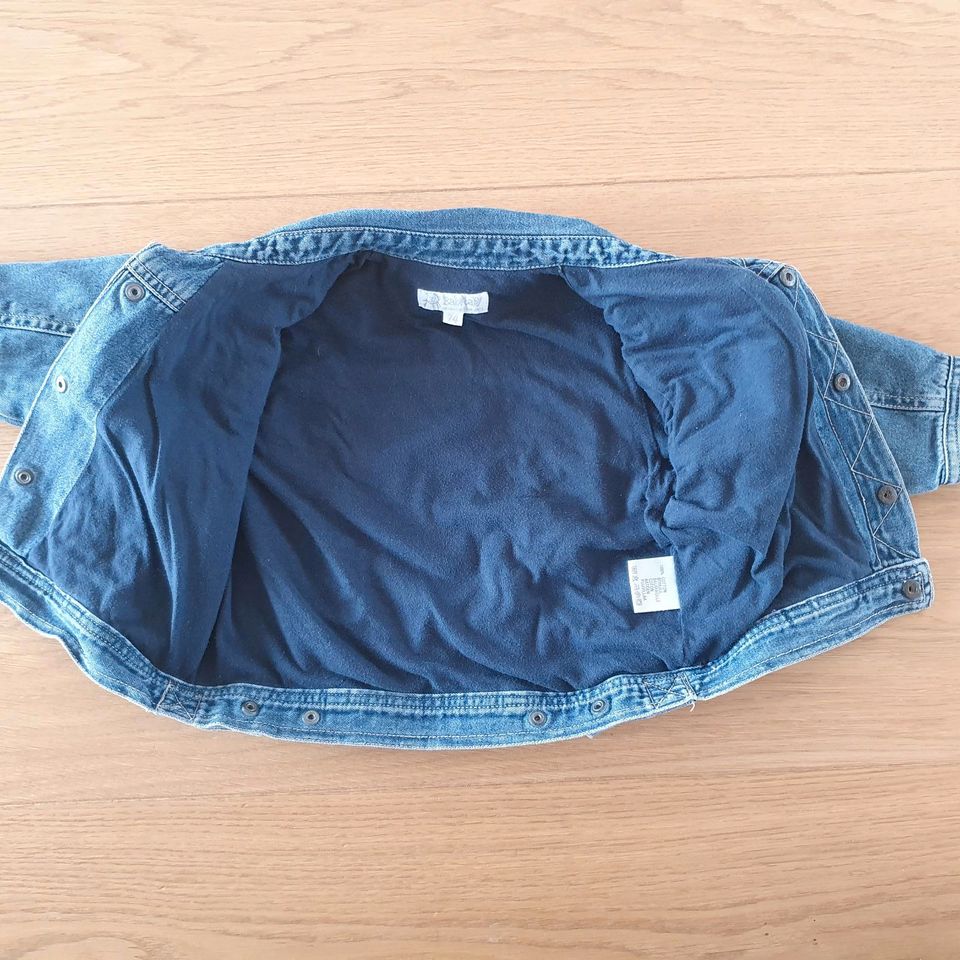 Gefütterte Jeans Jacke, H&M, Gr. 74 in München