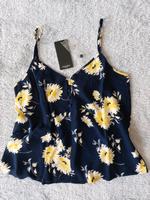 Neu Trägertop Gr. S *Mango Top blau-gelb Blumen Niedersachsen - Goslar Vorschau