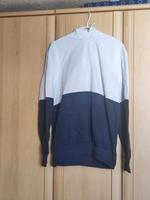 Hoodie in blau/weiß. Größe: L Leipzig - Holzhausen Vorschau