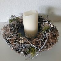Trockenblumen Kranz Metallgestell Blumen Landhausstil Boho skandi Nordrhein-Westfalen - Siegen Vorschau