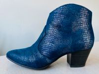 TAMARIS Gr 38 Superweiche Stiefeletten blau-silber metallic Rheinland-Pfalz - Kaiserslautern Vorschau