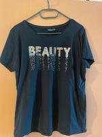 T Shirt schwarz Gr. 42 mit Pailletten Bayern - Marktheidenfeld Vorschau