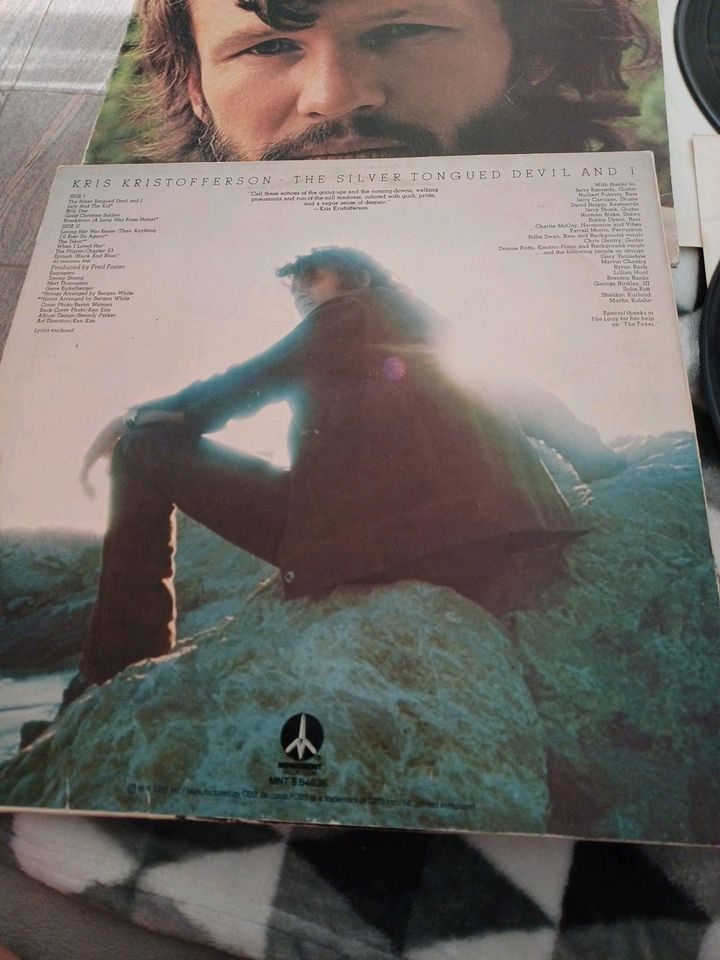 2x Kris Kristoffersen Schallplatten vinyl LPs in Möglingen 